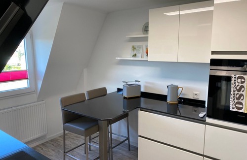 Hilden Apartment | New York: Trade fair, business, holiday apartment Düsseldorf/Hilden 1 bed/2 adults/35 m²