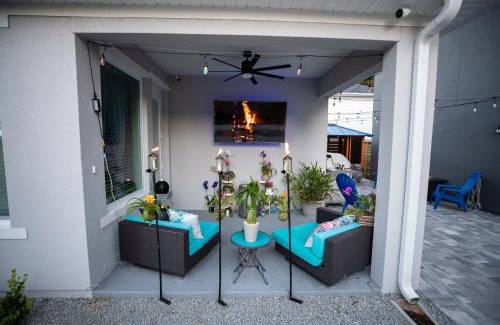 Colonialtown South House | Newly Constructed Modern Pet Friendly Zen Home with Private Home Theater & Hot Tub! home