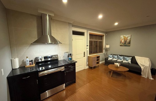 Arbutus Ridge House | Newly furnished King-bed Room1, shared bath and common space