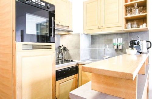 Flaine Apartment | Newly redecorated 2-bed ski-in ski-out family apartment