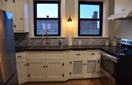 Storm Lake Apartment | Newly Renovated family-sized apartment downtown, lots of light!