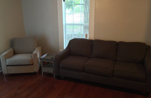 Mobile Condo | Newly Renovated Lower Level Midtown Apartment Long Term Discounts!