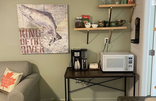 Newaygo Apartment | Newly renovated Studio Apartment with gorgeous Muskegon River views. Hardy Dam.