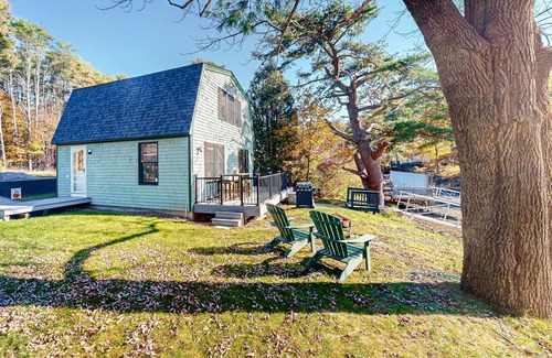 Sabino Cottage | Newly renovated waterfront dog-friendly cottage with dock, patio, & washer/dryer