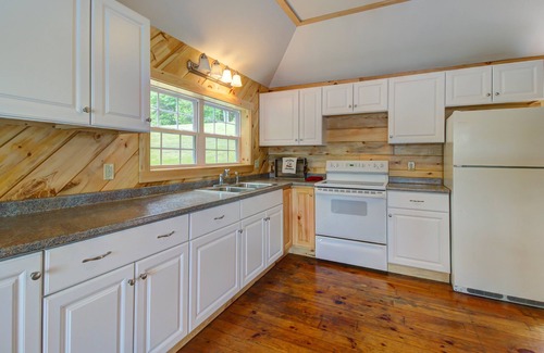 Newcastle Cabin | Newly Restored Waterfront Cottage with Private Dock, Fireplace, & Farm - Dogs OK