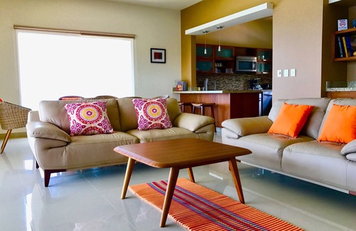 Santa Maria Huatulco Condo | Next to Arrocito beach! Oceanfront condo for 6, Two Pools, 24hr Security, Wi-Fi