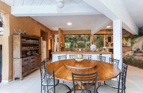 Ilhabela House | Next to the Atlantica Forest, with pool, 9 suites with terrace and sea view
