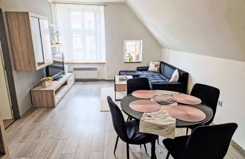 Broumov Apartment | Nice apartment for 4 people with WIFI, TV and parking