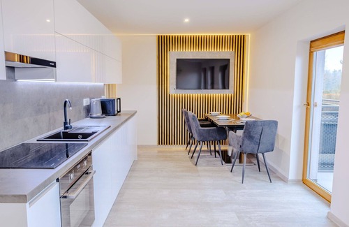 Trebon Apartment | Nice apartment for 5 guests with WIFI, TV, terrace, panoramic view and parking