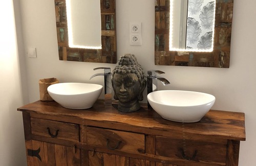 Plerin House | Night with sauna and private heated pool for 2