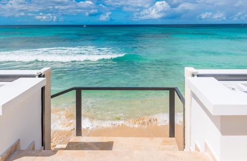 Fitts Village Villa | Nirvana: Luxury beachfront 5-bedroom villa with pool