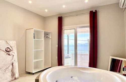 Barbati Apartment | Nissaki Anemone Luxury Apartment with Jacuzzi