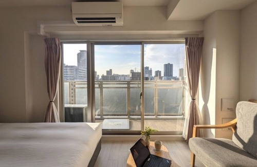 Tennoji Hotel | Nonsmoking High floor Double bed x2 Standard/Osaka Ōsaka