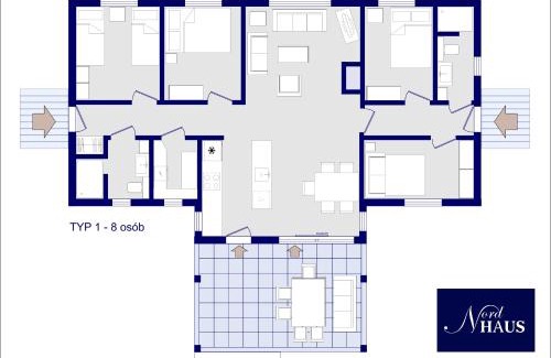 Oswino House | Nord Haus, Oświno - wynajem bezpośredni