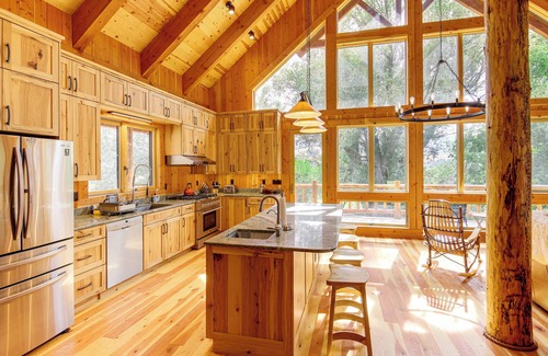 Arlee Cabin | Nordic Style Lodge w/Deck on 80 Acres in Arlee