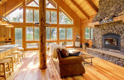 Arlee House | Nordic Style Lodge with Deck on 80 Acres in Arlee