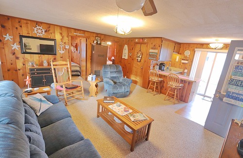Prudenville Cabin | North View Cabins #1 - Comfortable 2Bed/1Ba Cabin with Private Deck on the Lake!