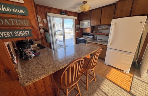 Prudenville Cabin | North View Cabins #1 - Comfortable 2Bed/1Ba Cabin with Private Deck on the Lake!