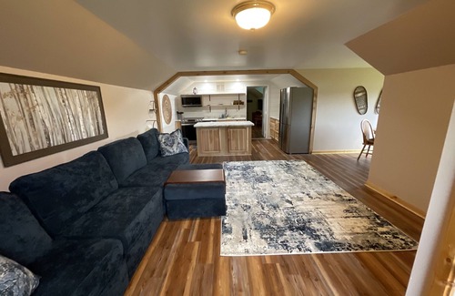 Tomahawk House | Northwoods waterfront upper one bedroom unit on the Spirit River Flowage.