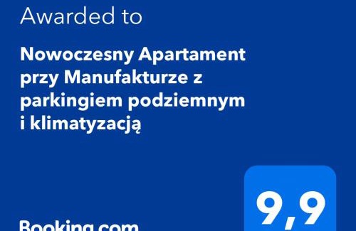 Baluty Apartment | Nowoczesny Apartament przy Manufakturze z parkingiem podziemnym i klimatyzacją