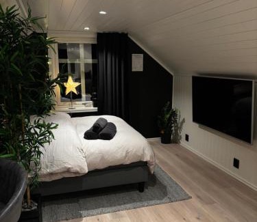 Gjovik Apartment | NY og moderne studioleilighet med elbil lading