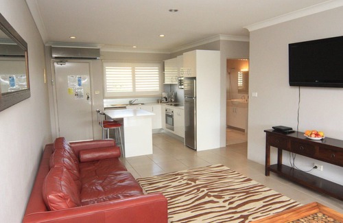 Salamander Bay Apartment | Oaks Pacific Blue, 339/270 Sandy Point Road - HUGE RESORT LAGOON POOL
