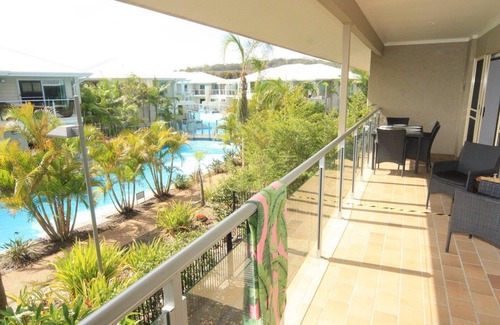 Salamander Bay Apartment | Oaks Pacific Blue, 339/270 Sandy Point Road - HUGE RESORT LAGOON POOL