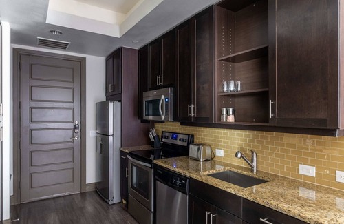 North Burnet Apartment | Oasis at the Domain | Premium Studio in Austin