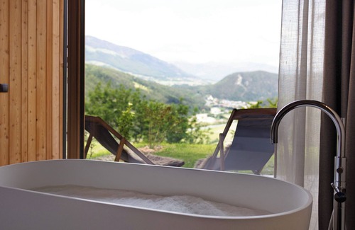 Parrocchia di San Sigismondo Apartment | "Oberplunerhof Luxury Chalet Skyline" with Mountain View, Private Terraces & Shared Garden