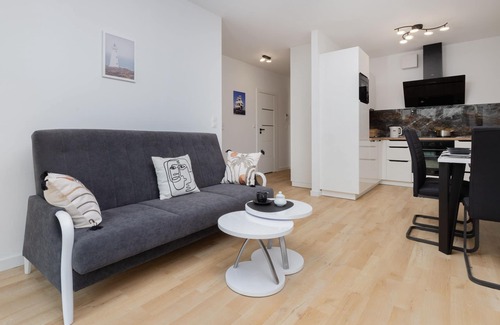 Srodmiescie Apartment | Obrońców Wybrzeża 8 | Apartment | Parking