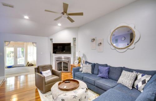 St. Martin House | Ocean Springs Home with Fire Pit and Game Room!