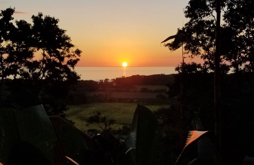 Dominical Villa | Ocean View Villa with Private Pool, Huge Floating Deck & Direct Sunsets!