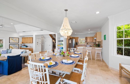George Town House | OCEANFRONT 3 bed/3 bath-Exuma Bahamas w/dock rental nSea Star Villa February Pt