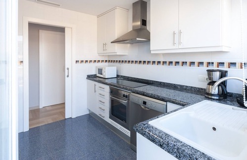 Grau i Platja Apartment | Oceanfront condo with amazing view in sunny terrace.