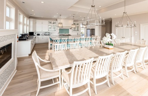 Sandbridge House | Oceanfront home with regulation pickleball, indoor/outdoor pool, hot tub & gym