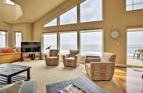 South Beach House | Oceanfront South Beach Home with Hot Tub and Sauna