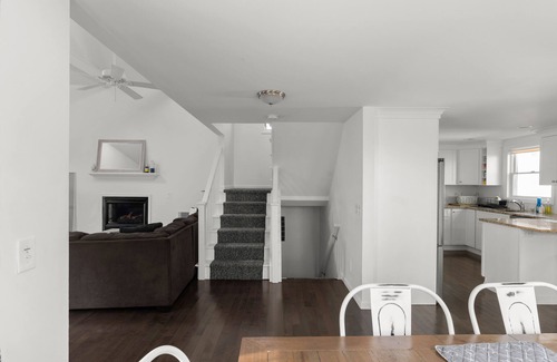 West Hampton Dunes House | Oceanview home with a washer/dryer, spacious deck, central AC, fireplace