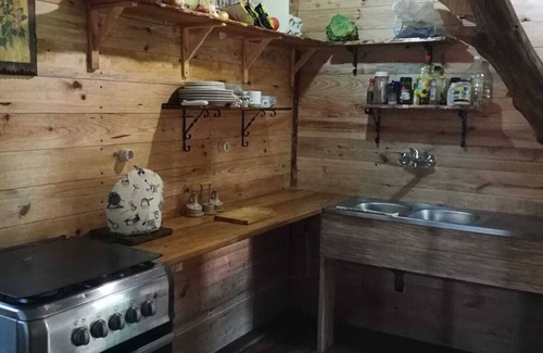 Moitas Cabin | Off-grid, romantic wooden cabin with library and cottage gardens