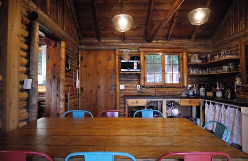 East Jordan House | Okiwayway's Bungalow [formerly Betula Cabin] renovated waterfront rustic cabin