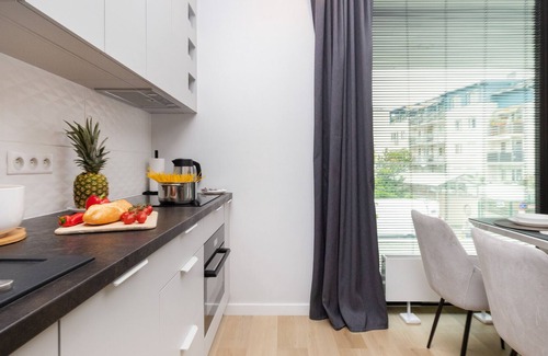 Karlikowo Apartment | Okrzei 24 | Wifi, 2 Bedrooms, Balcony, Parking, Sopot