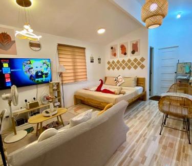 Olango Island Villa | Olango Island - S&E-2 Tiny Guest House Fully Furnished with Hot Shower, Washer, Wi-Fi, Netflix & King-size Bed