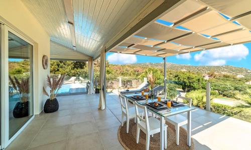 Vathi Villa | Olive Green Villa Heated Pool