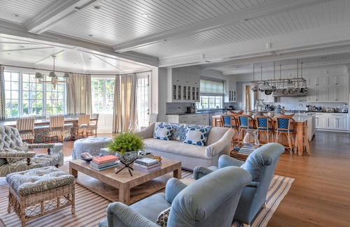 Sagaponack House | On Four Acres, In the Heart of Sagaponack, Gourmet Eat-In Kitchen, Tennis.