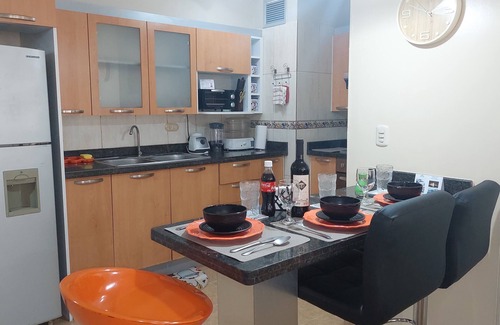 Camaran Apartment | One bedroom apartment in Guayana City with WiFi, A/A, kitchen and living room.