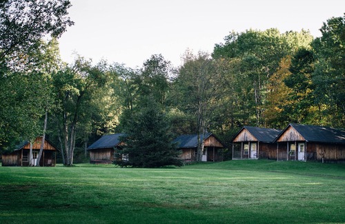 Blodgett Mills Cabin | One room cabin with bathroom