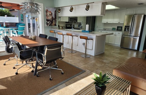 Gulf Harbors House | Outdoor lovers dream home- Pool, outdoor kitchen, private dock, and so much more