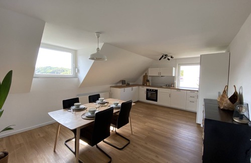 Minden Apartment | Panorama Home | Modern oasis of well-being