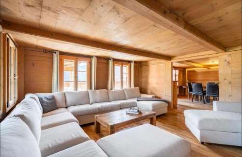 Chateau-d'Oex Apartment | Panoramic 5 Bedroom Luxury Chalet with Butler