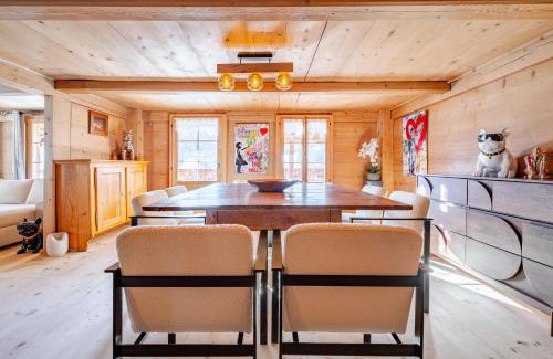Chateau-d'Oex Apartment | Panoramic 5 Bedroom Luxury Chalet with Butler
