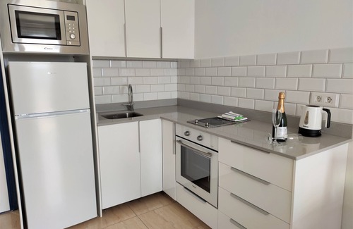 Puerto del Carmen Apartment | Panoramic sea views, sunny, private balcony, new kitchen & bathroom 2020